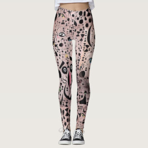 Kat voor glimlachen leggings