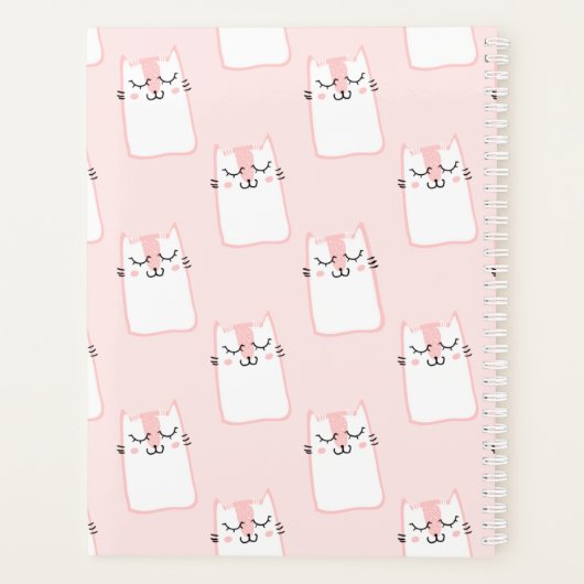 Kat voor glimlachen planner (Achterkant)