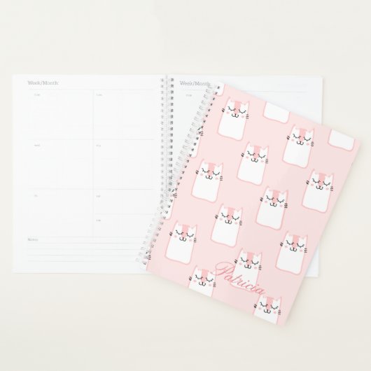 Kat voor glimlachen planner (Display)
