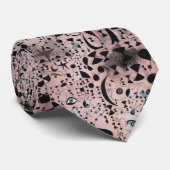 Kat voor glimlachen stropdas (Opgerold)