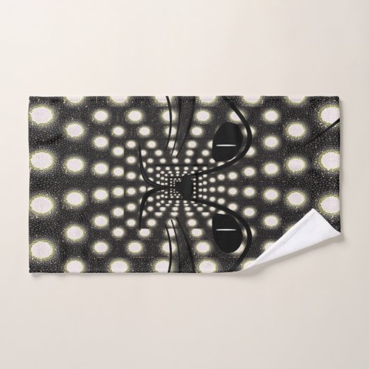 Kat voor handdoekjes bad handdoek (Handdoek)