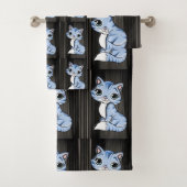 Kat voor handdoekjes bad handdoek (Insitu)