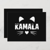 Kat voor Harris 2024 Briefkaart (Voorkant / Achterkant)