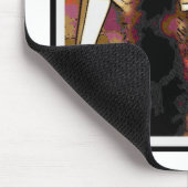 Kat voor het verzamelen van vuurwapens muismat (Hoek)