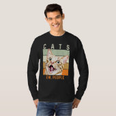 kat voor jonge mensen t-shirt (Voorkant volledig)