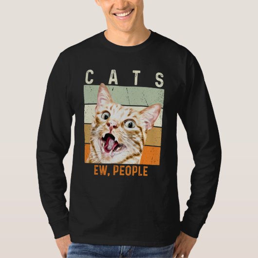 kat voor jonge mensen t-shirt (Voorkant)