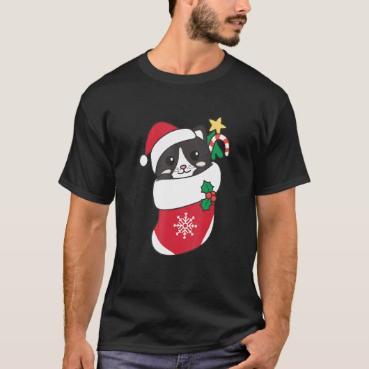 Kat voor kerstmis 4 t-shirt (Voorkant)
