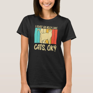 Kat Voor Mannen Vrouwen Kat Katje Huisdier Dier T-shirt
