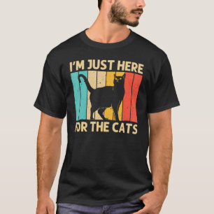 Kat Voor Mannen Vrouwen Zwarte Kat Kat Mens Katt T-shirt