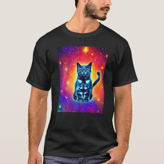 Kat voor ruimteverwarming Keuten in kattenstijl 1 T-shirt (Voorkant)