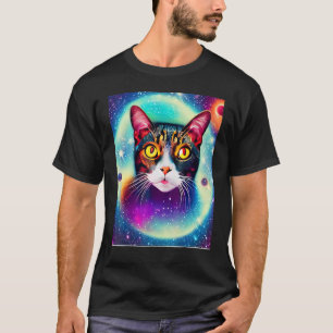 Kat voor ruimteverwarming Keuten in kattenvormig f T-shirt