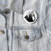 Kat voor sierdoeleinden ronde button 5,7 cm (In situ)
