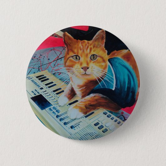 Kat voor toetsenbord ronde button 5,7 cm (Voorkant)
