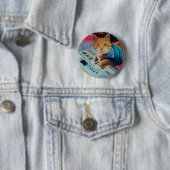Kat voor toetsenbord ronde button 5,7 cm (In situ)
