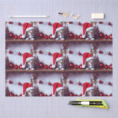 Kat voor vakantiegeld - kerstcadeaupapier tissuepapier (Craft)