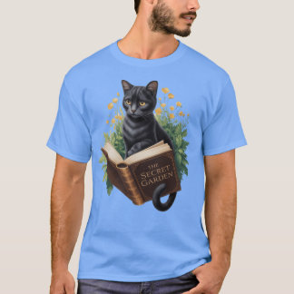 Kat voor vrouwen Boek Liefhebber Cute Kat En Boek T-shirt