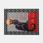 kat voor zwarte kartonnen kat art. 2 deurmat (Voorkant)