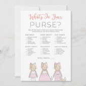 Kat Vrijgezellenfeest Wat zit er in je Game Kaart (Voorkant)