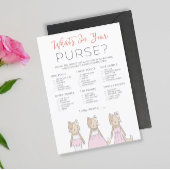 Kat Vrijgezellenfeest Wat zit er in je  Game Kaart