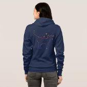 kat vrouwen hoodie (Achterkant volledig)