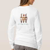 KAT-vrouwtjesbrood en vrolijk gejuich T-shirt (Achterkant)