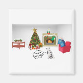 Kat vs. boom magneet (Voorkant)