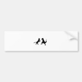 kat vs t-rex bumpersticker (Voorkant)