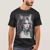 KAT WAIFU 02 T-SHIRT (Voorkant)