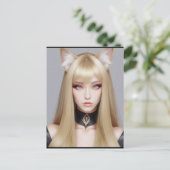 KAT WAIFU 03 BRIEFKAART (Staand voorkant)