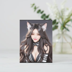 KAT WAIFU 04 BRIEFKAART