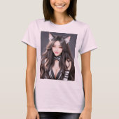 KAT WAIFU 04 T-SHIRT (Voorkant)