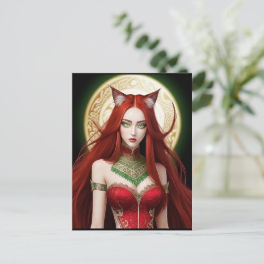 KAT WAIFU 05 BRIEFKAART (Staand voorkant)