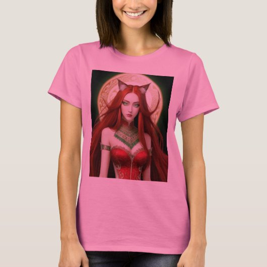 KAT WAIFU 05 T-SHIRT (Voorkant)