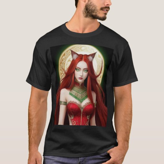 KAT WAIFU 05 T-SHIRT (Voorkant)