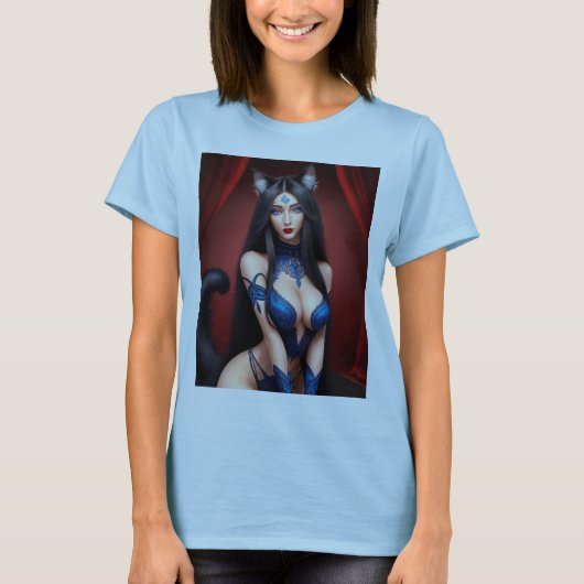 KAT WAIFU 06 T-SHIRT (Voorkant)