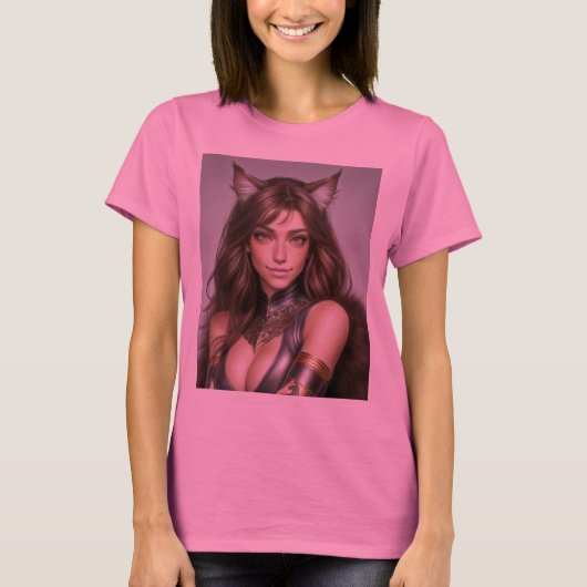 KAT WAIFU 08 T-SHIRT (Voorkant)