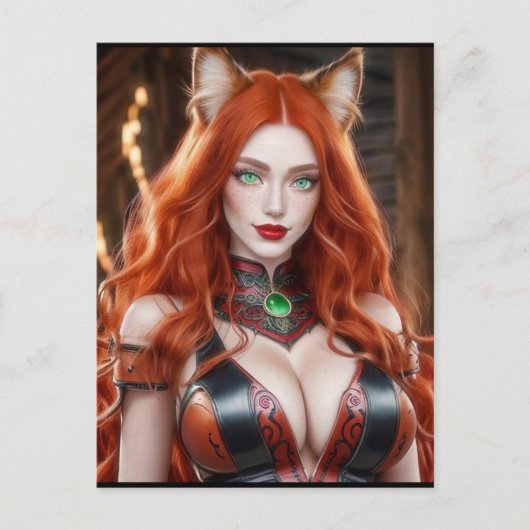 KAT WAIFU 09 BRIEFKAART (Voorkant)