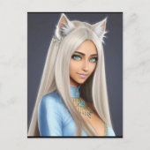 KAT WAIFU 12 BRIEFKAART (Voorkant)