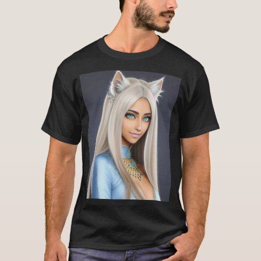 KAT WAIFU 12 T-SHIRT (Voorkant)