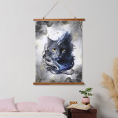 kat wand decoratie elegant  hangend wandkleed (Slaapkamer)