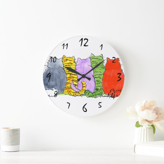 Kat wandklok (Huis)