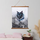 kat wandtapijt katje hangend wandkleed (Slaapkamer)