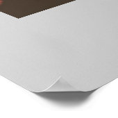 Kat Wandtekening Poster (Hoek)