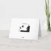 Kat wanneer de Spatie van het Wenskaart binnen Kaart (Achterkant)