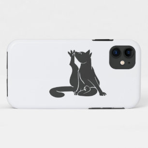 Kat was zijn poten - Kies achtergrondkleur Case-Mate iPhone Case