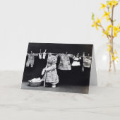 Kat wasdag kaart (Gele Bloem)