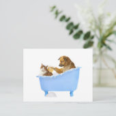 Kat Wassen Briefkaart (Staand voorkant)