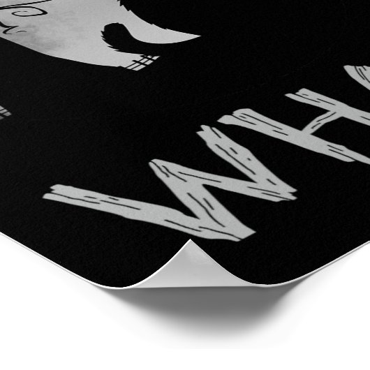 Kat wat een moorddadige zwarte kat met een kinderk poster (Hoek)