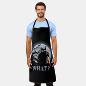 Kat wat een moorddadige zwarte kat met een mes Hal Schort (Gedragen)