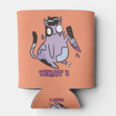 Kat Wat? Murderous Cat, Zombie Cat Halloween Blikjeskoeler (Achterkant)